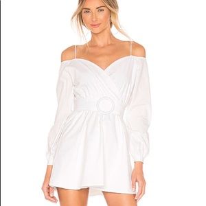 Revolve Leia Off Shoulder Dress with Belt (Superdown)